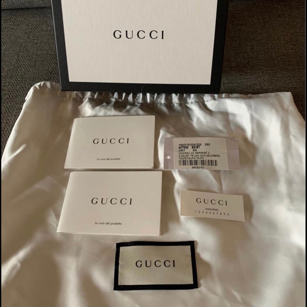 Gucci velvet marmont crossbody - Picture 4 of 13